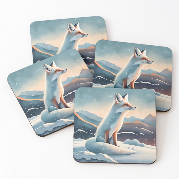 Item preview, Blue Fox in Snowy Mountains designed and sold by Gustavo Navarro.