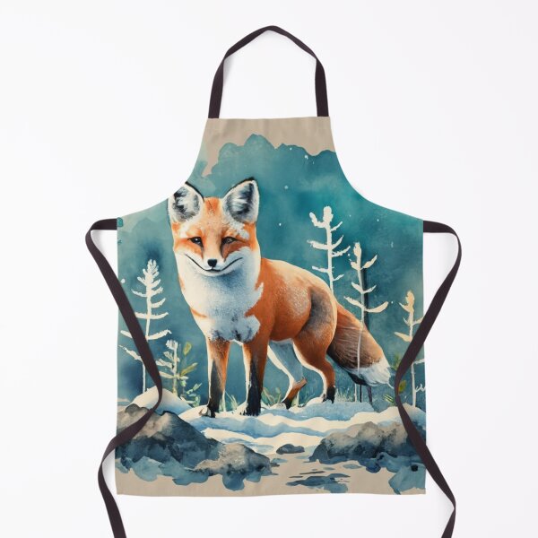 Item preview, Fox Sitting Under Winter Sky designed and sold by Gustavo Navarro.