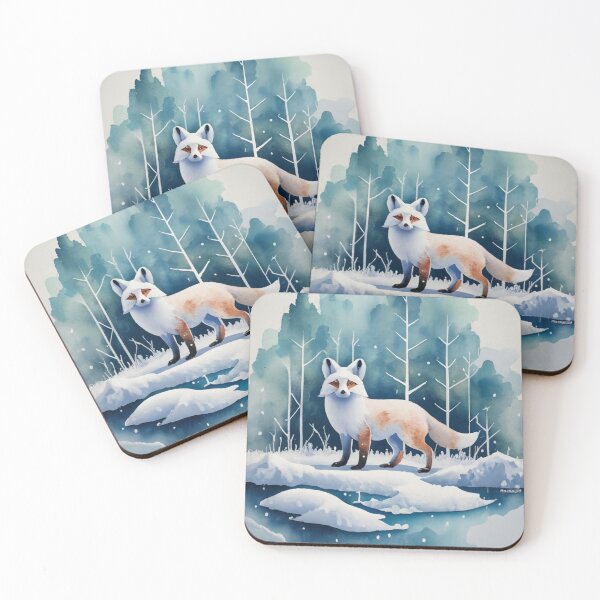 Item preview, Red Fox on a Snowy Ridge designed and sold by Gustavo Navarro.