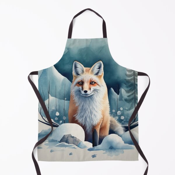 Item preview, White Fox in Winter Woods designed and sold by Gustavo Navarro.
