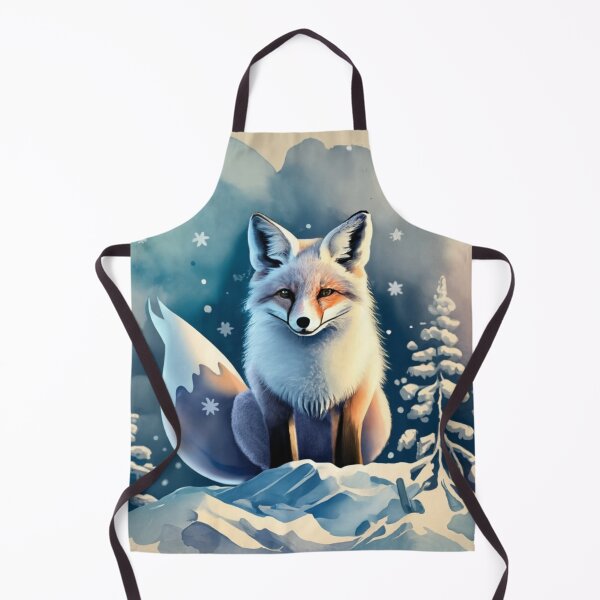 Item preview, Fox Portrait in Falling Snow designed and sold by Gustavo Navarro.