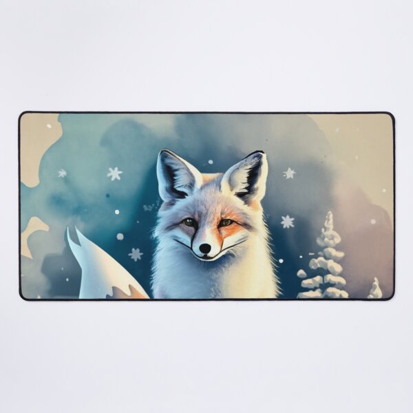 Item preview, Fox Portrait in Falling Snow designed and sold by Gustavo Navarro.