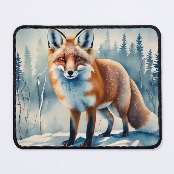 Item preview, Arctic Fox Beneath Winter Moon designed and sold by Gustavo Navarro.