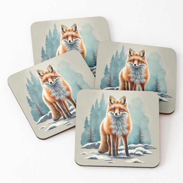Item preview, Red Fox Standing in Snow designed and sold by Gustavo Navarro.