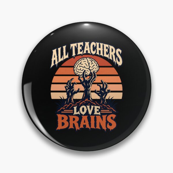 Item preview, All Teachers Love Brains designed and sold by LuveraxArt.