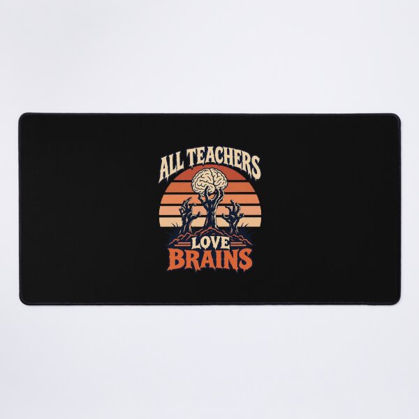 Item preview, All Teachers Love Brains designed and sold by LuveraxArt.