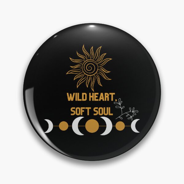 Item preview, Wild Heart Soft Soul Boho Hippie Style Print designed and sold by Pamthedesigner.