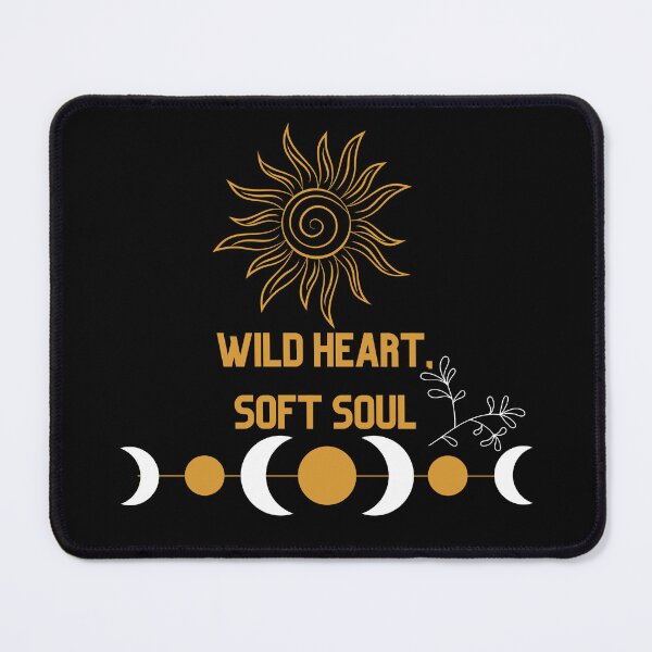 Item preview, Wild Heart Soft Soul Boho Hippie Style Print designed and sold by Pamthedesigner.