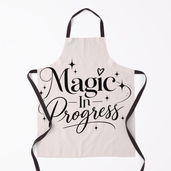 Item preview, Magic In Progress – Whimsical Inspirational Quote Typography Design designed and sold by Sanika arts .