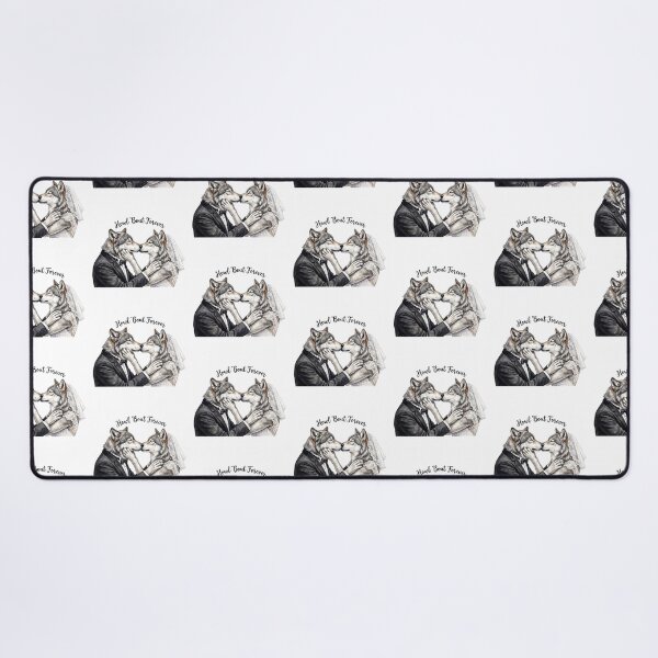 Item preview, Wolf Couple Wedding Kiss designed and sold by Tiffany Roy.