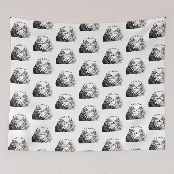 Item preview, Wolf Couple Wedding Kiss designed and sold by Tiffany Roy.