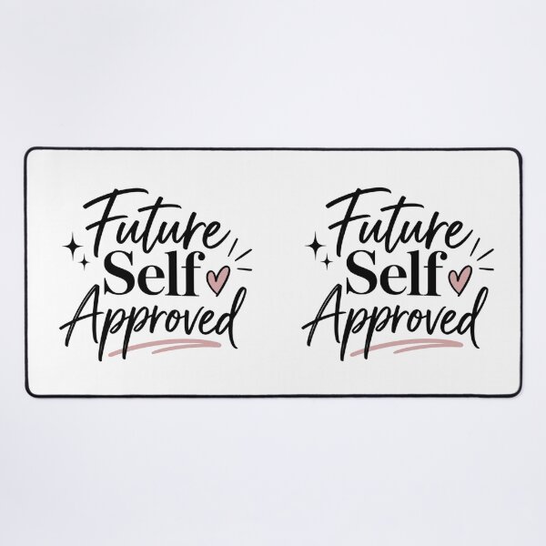 Item preview, Future Self Approved – Motivational Self Growth Quote designed and sold by Sanika arts .