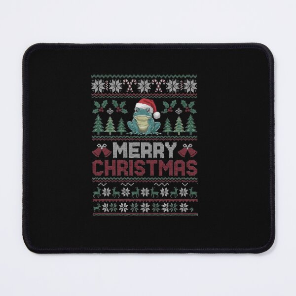 Item preview, Merry Christmas Frog Ugly Sweater Style Holiday Design designed and sold by MiALopezArt.