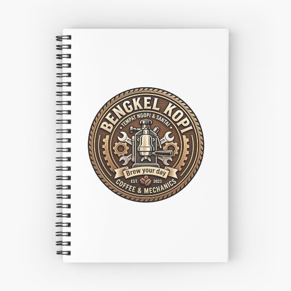 Item preview, Vintage Coffee Mechanics Badge designed and sold by Sari Ramayani.
