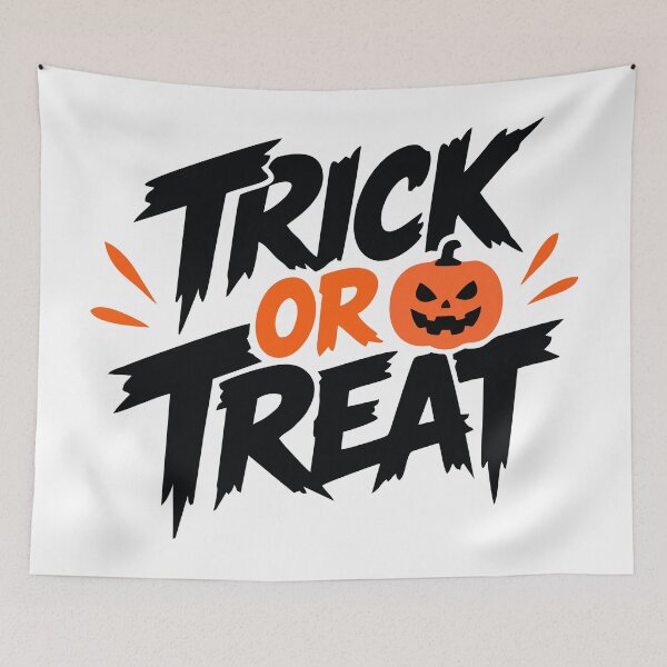 Item preview, Trick Or Treat Typography Cute Halloween designed and sold by mazyoy.