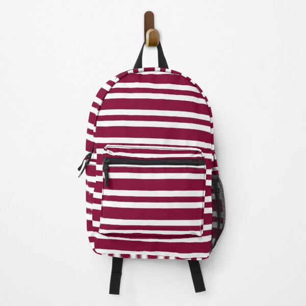 Item preview, Striped Pattern Burgundy White designed and sold by ArtbyDebbieC.