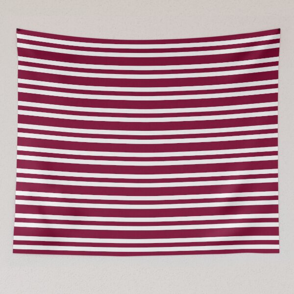 Item preview, Striped Pattern Burgundy White designed and sold by ArtbyDebbieC.