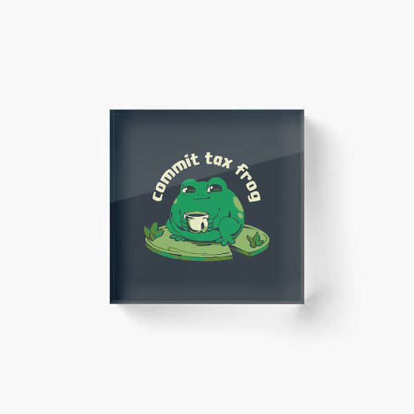 Item preview, Commit Tax Frog designed and sold by Tobe Fonseca®.