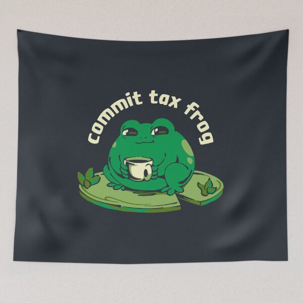 Item preview, Commit Tax Frog designed and sold by Tobe Fonseca®.