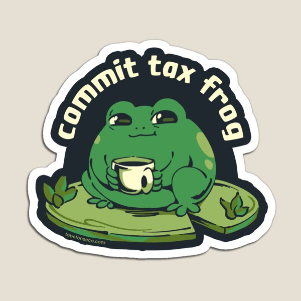 Item preview, Commit Tax Frog designed and sold by Tobe Fonseca®.
