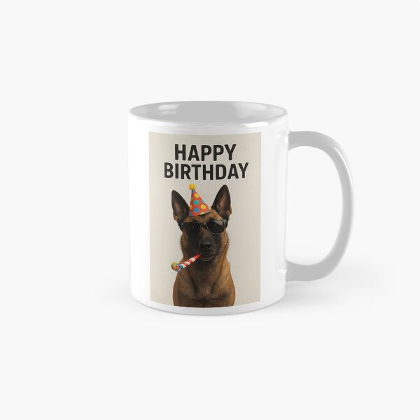 Item preview, Happy Birthday Malinois Card designed and sold by war-aooldridge.