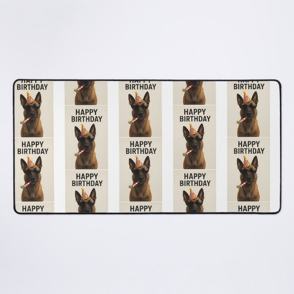Item preview, Happy Birthday Malinois Card designed and sold by war-aooldridge.