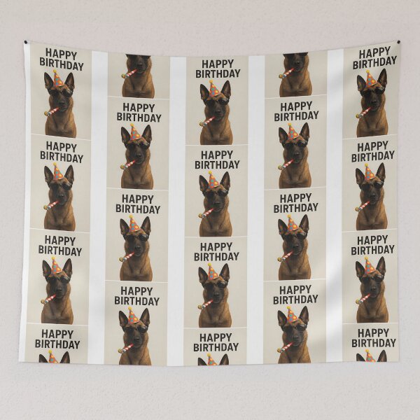 Item preview, Happy Birthday Malinois Card designed and sold by war-aooldridge.