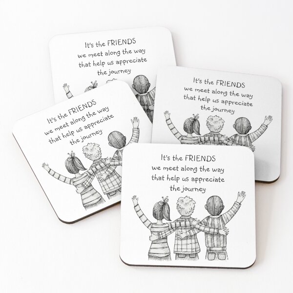 Item preview, Friendship Inspirational Quote designed and sold by countrymouse.