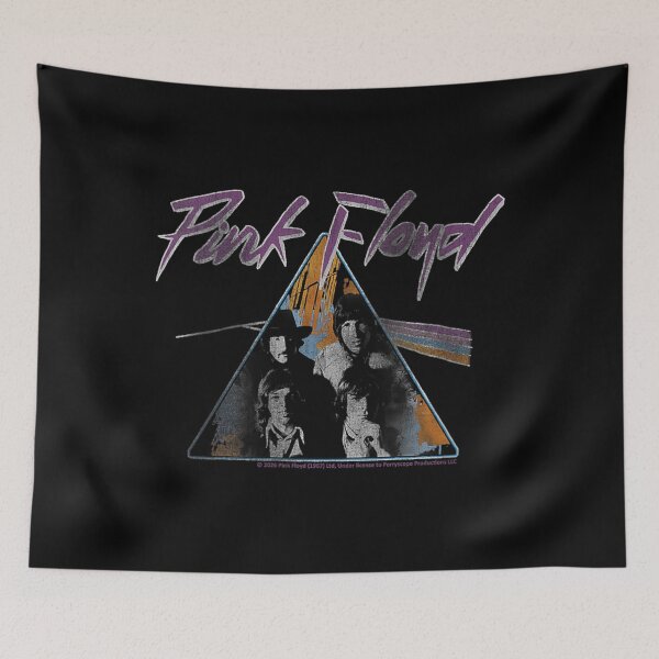 Item preview, Retrato de la banda Pink Floyd Vintage Triangle designed and sold by poissobaisha.