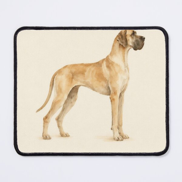 Item preview, Great Dane Watercolor Portrait | Minimalist Dog Breed Wall Art | Pet Lover Gift designed and sold by FixationStudio.