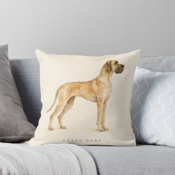 Item preview, Great Dane Watercolor Portrait | Minimalist Dog Breed Wall Art | Pet Lover Gift designed and sold by FixationStudio.