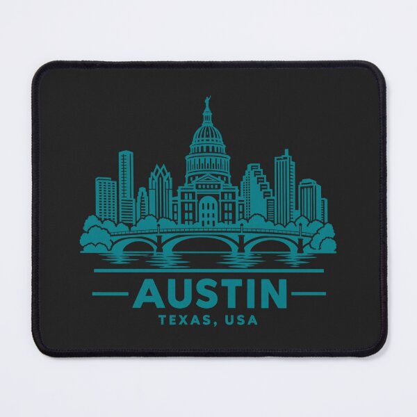 Item preview, Austin Texas USA Line Art Skyline Poster designed and sold by CMYKStudio.