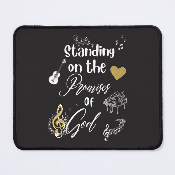 Item preview, Standing on the Promises of God – Christian Music Worship Design designed and sold by TetelestaiWeave.