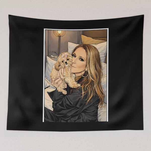 Item preview, Celine Dion And Her Dog Madison designed and sold by JungleZoo.