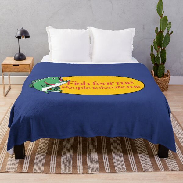 Item preview, Fish Fear Me People Tolerate Me designed and sold by Tobe Fonseca®.