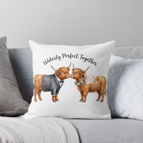 Item preview, Highland Cow Wedding Standing designed and sold by Tiffany Roy.