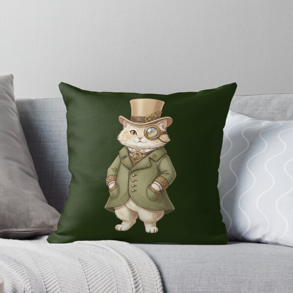 Artikelvorschau, Steampunk-Katzen-Gentleman mit Monokel und Zylinder entworfen und verkauft von SweetLilith.