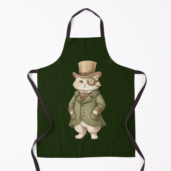 Item preview, Steampunk Cat Gentleman with Monocle and Top Hat designed and sold by SweetLilith.