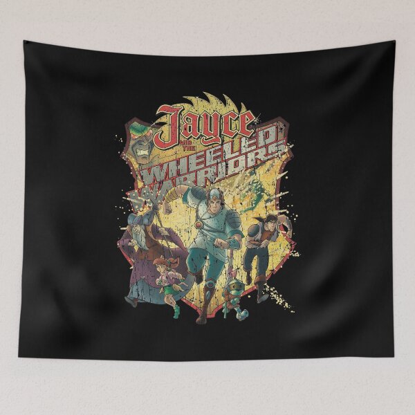Artikelvorschau, Jayce und die Wheeled Warriors Retro-Schild-Kunst entworfen und verkauft von Jayceansensd.
