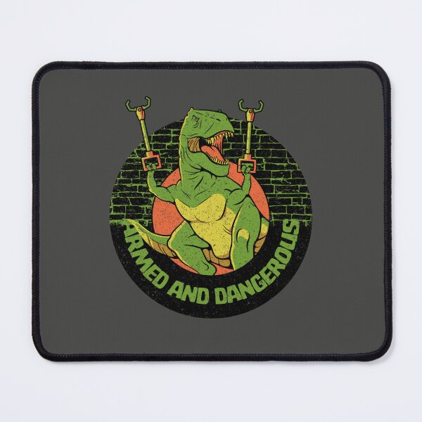 Item preview, Armed And Dangerous Dinosaur designed and sold by Tobe Fonseca®.