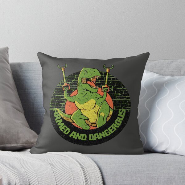 Item preview, Armed And Dangerous Dinosaur designed and sold by Tobe Fonseca®.