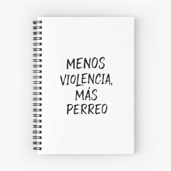 Item preview, Menos Violencia Mas Perreo Brush Text designed and sold by Carolineermann.