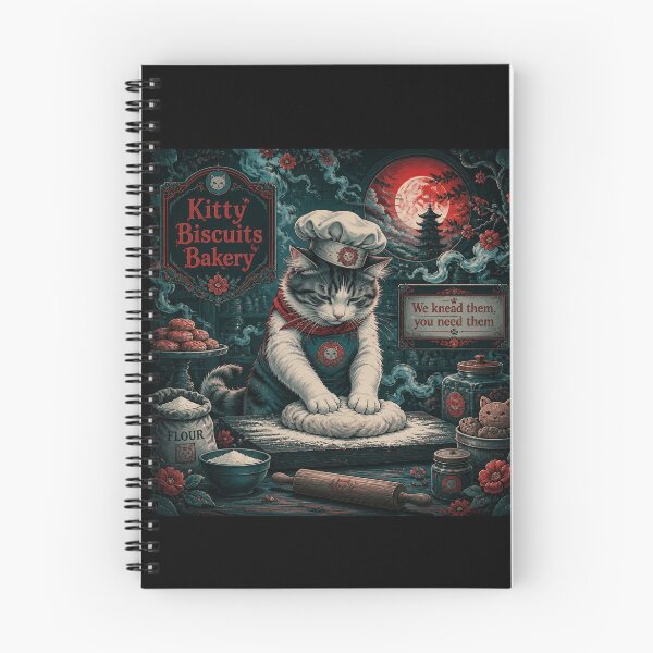 Item preview, Kitty Biscuits Bakery- Late Night Baking designed and sold by Shelley Loewnau-Jones Studio.