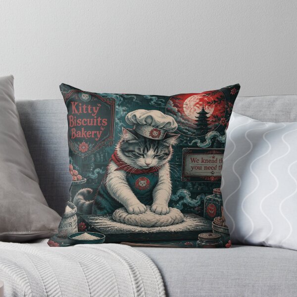 Item preview, Kitty Biscuits Bakery- Late Night Baking designed and sold by Shelley Loewnau-Jones Studio.
