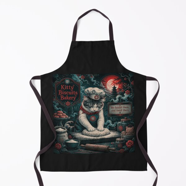 Item preview, Kitty Biscuits Bakery- Late Night Baking designed and sold by Shelley Loewnau-Jones Studio.