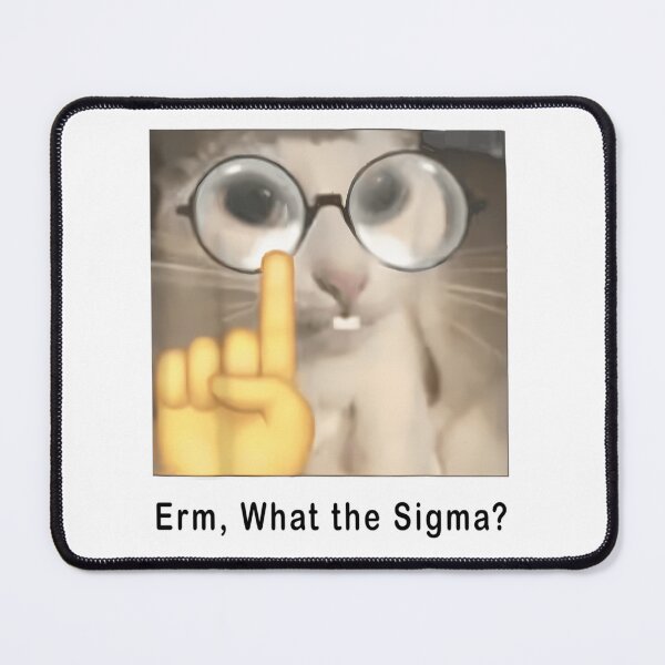 Item preview, Erm What The Sigma Cat Meme designed and sold by war-aooldridge.