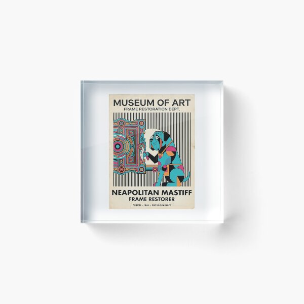 Item preview, Neapolitan Mastiff Frame Restorer designed and sold by PictoVibe.