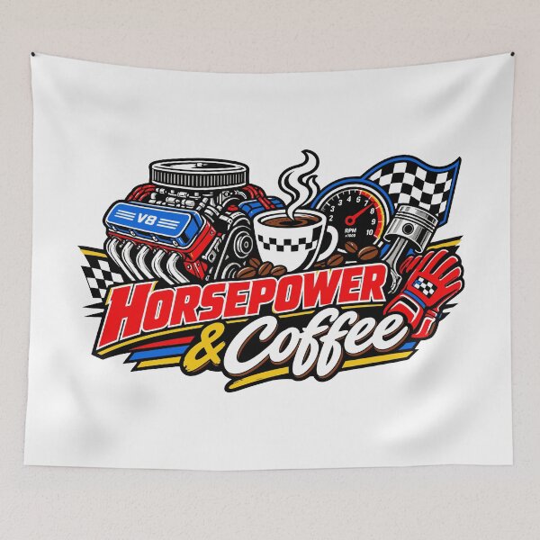 Item preview, Horsepower & Coffee Racing  designed and sold by RAS-77.