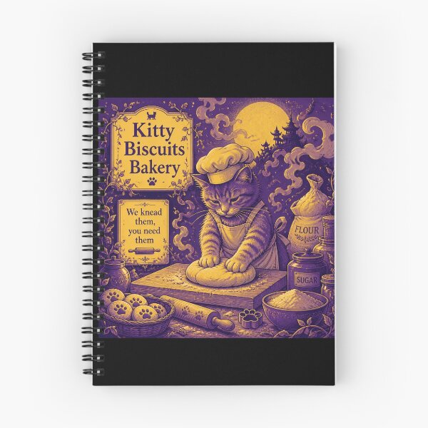 Item preview, Kitty Biscuits Bakery- We knead them, you need them designed and sold by Shelley Loewnau-Jones Studio.