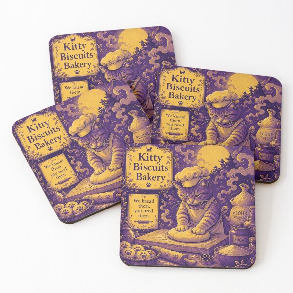 Item preview, Kitty Biscuits Bakery- We knead them, you need them designed and sold by Shelley Loewnau-Jones Studio.